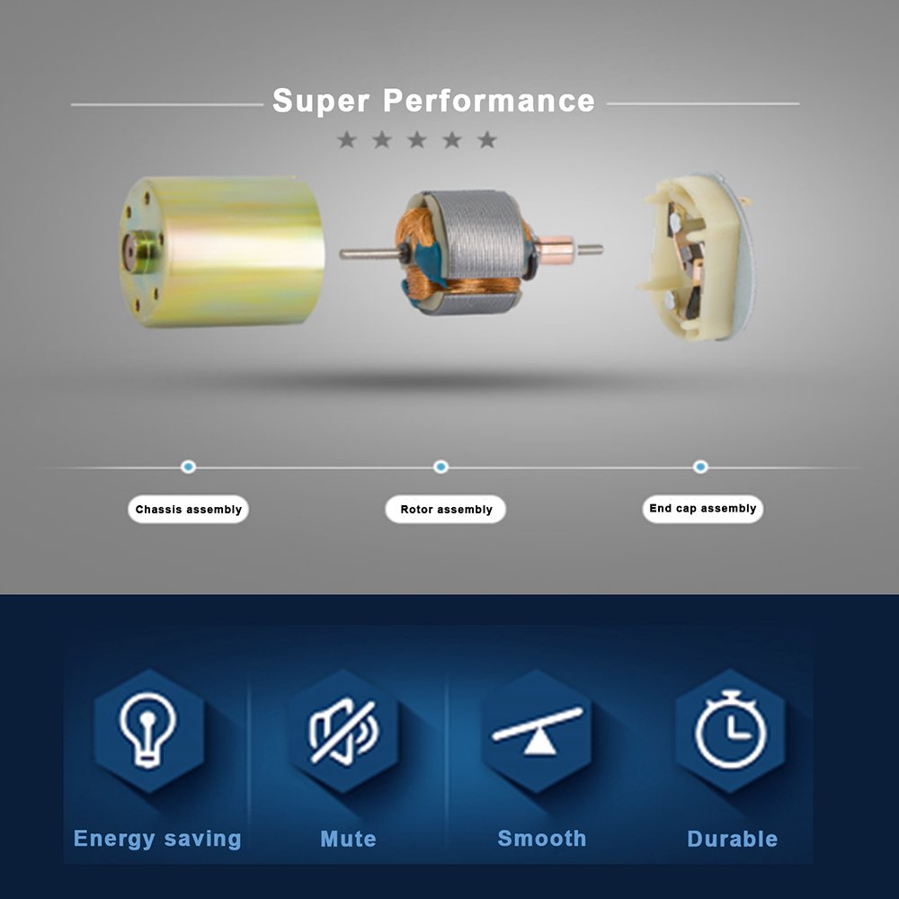 Greartisan Dc 12V 2Rpm Gear Motor High Torque Electric Micro Speed Reduction Geared Motor Eccentric Output Shaft 37Mm Diameter G