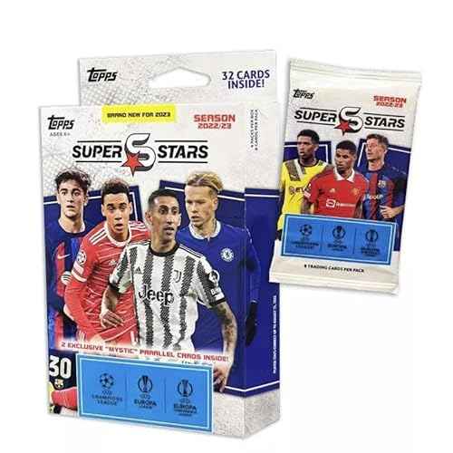 Topps UEFA Superstars 22/23 Hanger Pack (4 Packs)