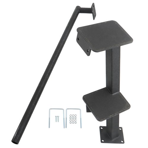 TJHSM 2 Steps Boat Trailer Steps with Handle Replacement for Bass Boats