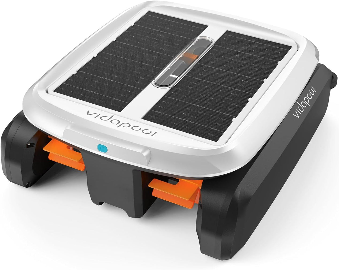 Vidapool Solar Pool Skimmer Robot, Automatic Pool Surface Skimmer Cleaner, Dual Mode Solar Powered Pool Skimmer with Obstacle Avoidance, Day & Night Cleaning for All Swimming Pools-White