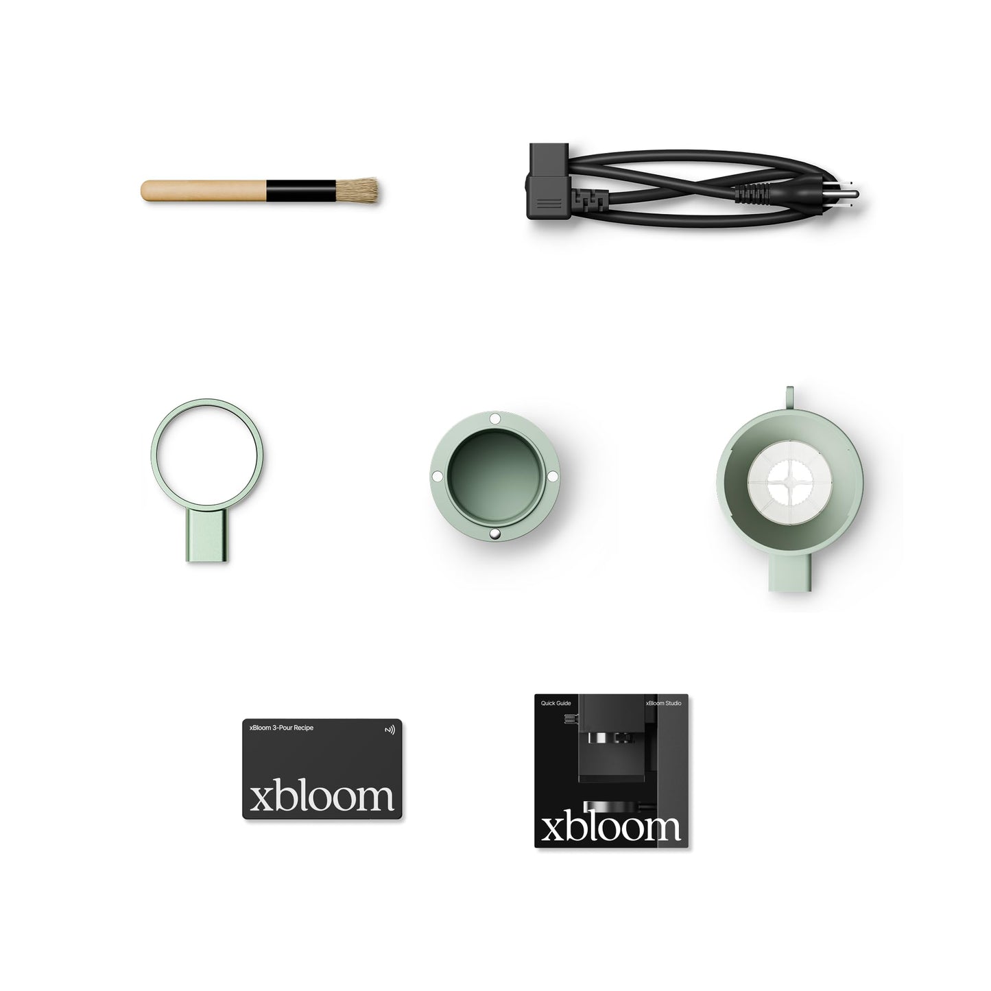 xBloom Studio Coffee Machine – Drip Coffee Maker with Built-in Grinder and Scale, 3 Automation Levels, App Connected Pour Over Coffee Maker for Home and Office, Sage Green