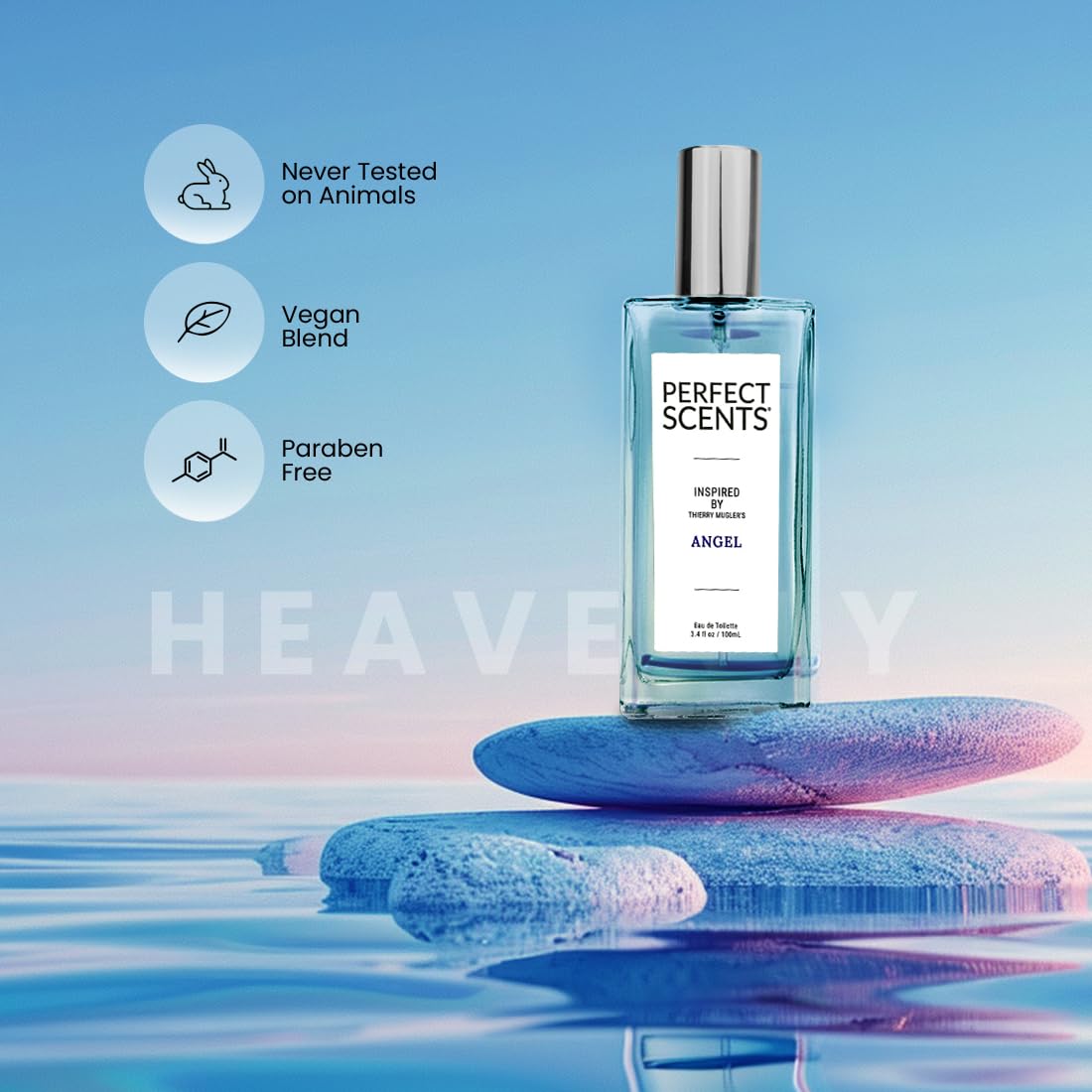 Perfect Scents Fragrances | Women’s Eau de Toilette | Vegan and Paraben Free | 3.4 Fluid Ounces
