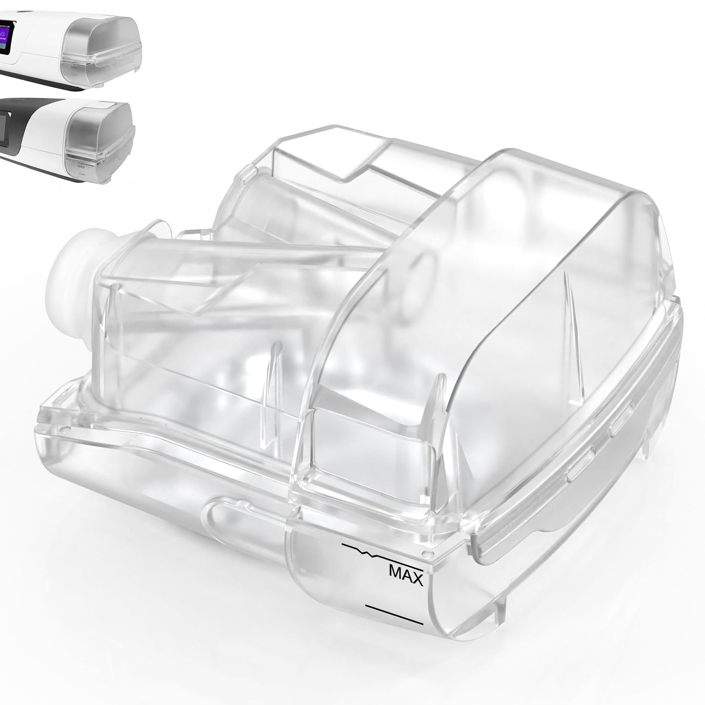 MEDICOLOR 340ml Water Chamber for AirSense 11, Replacement Water Tub for S11 Series, Cleanable Humidifier Container, Reliable Seal and Easy to Use