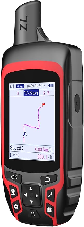 A6 Handheld GPS for Hiking, Multi-GNSS Support, Lightweight Rugged GPS Navigator,Waterproof GPS Handheld for Camping and B...
