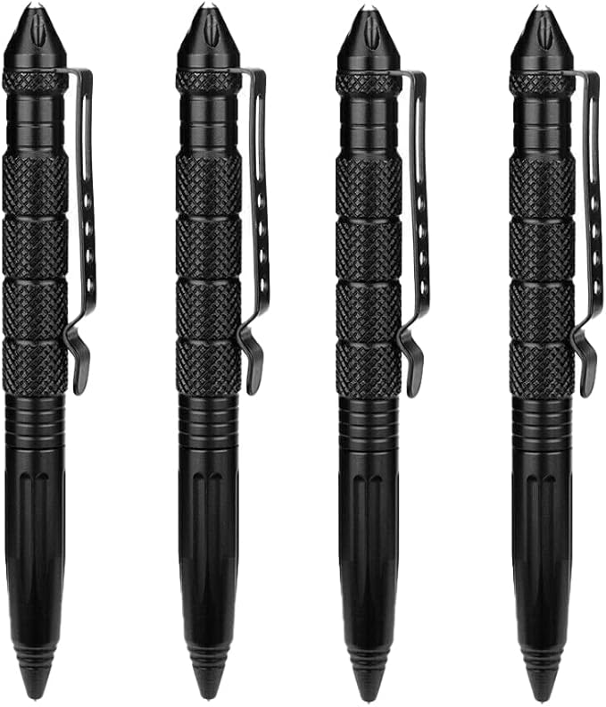 Magik 4-8 Pack EDC Tactical Pen Self Defense Survival Emergency Gear Window Breaker (4 Pack)