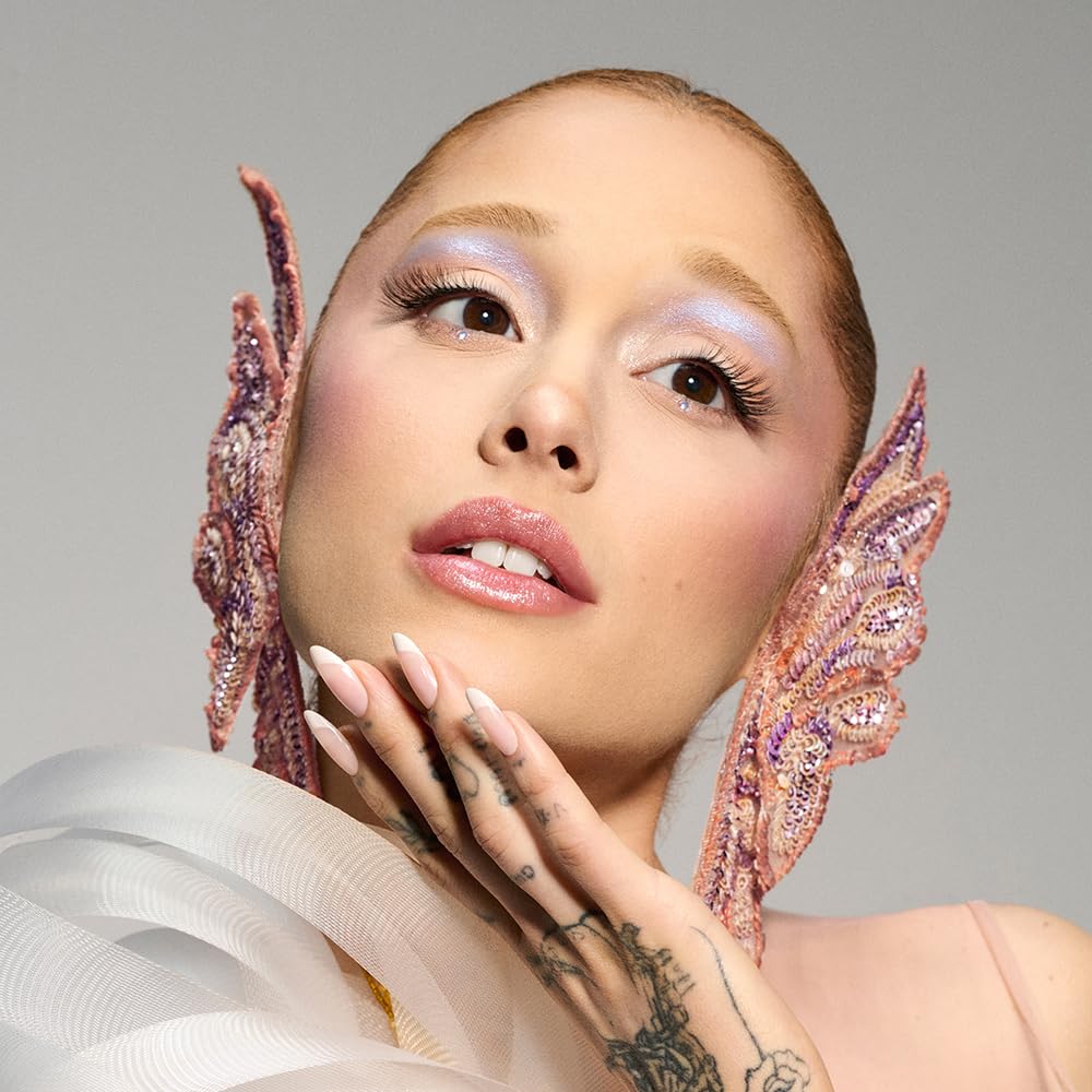 r.e.m. beauty by Ariana Grande Wicked: For Good | Glinda Makeup Set | Waterpoof Eye Shadow, All Over Glow Stick, Creamy Lip Liner, Glossy Lip Balm | 4 Full Size Products