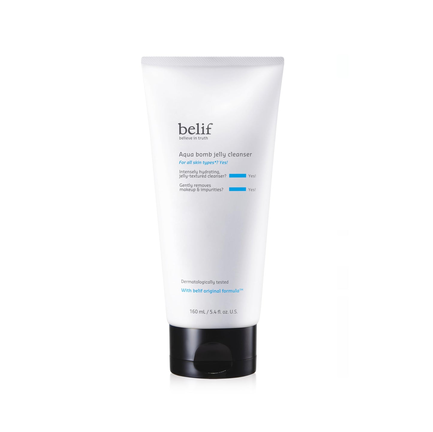 belif Jelly Hydrating Deep Cleanser - Low pH Mild & Gentle Gel-to-Foam Face Wash for Daily Deep Pore Cleansing, Hydrating and Re