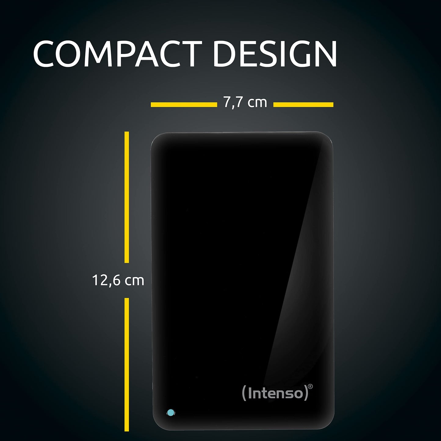 1Tb Intenso Usb3.0 Memory Case 2.5-Inch Slim Portable Hard Drive
