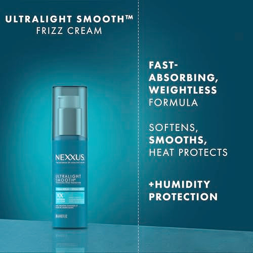 Nexxus Ultralight Smooth Frizz Defy Cream Serum for Frizzy and Dry Hair 4 fl oz