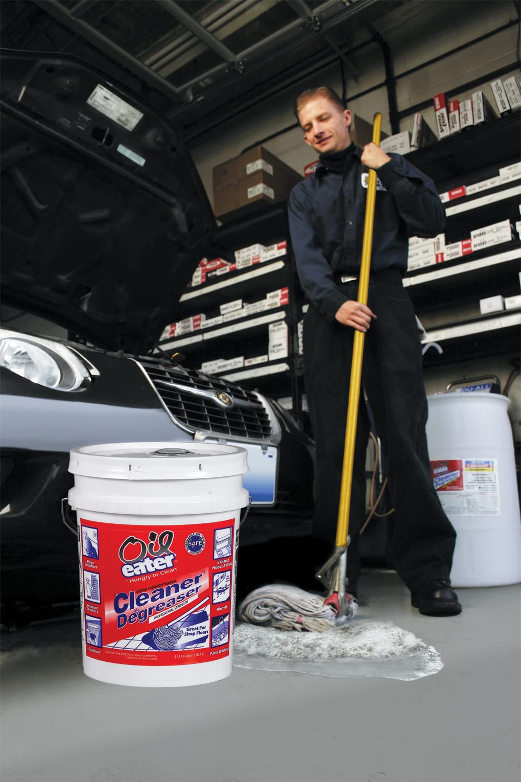 Oil Eater AOD5G35438 Original 5 Gallon Cleaner/Degreaser, light yellow, 640 Fl Oz (Pack of 1)
