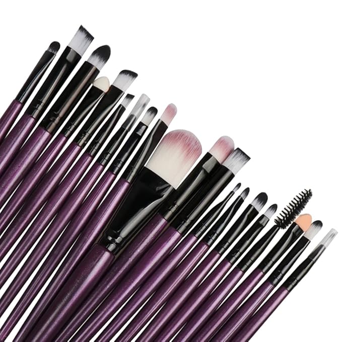Makeup Brushes 20pcs Proffesional Cosmetics for Face Makeup Brush Set Powder Concealer Eyeshadow Eyebrow Lip Brush Beauty Tools Makeup Brushes zihei