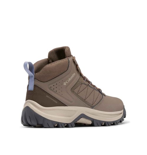 Columbia Womens Transverse Waterproof Hiking Boot, Mud/New Moon, 8