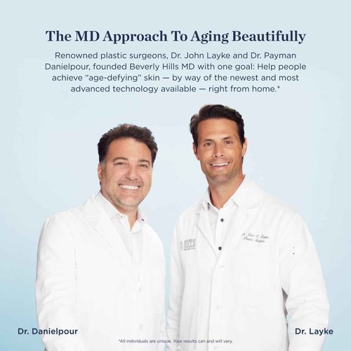 Beverly Hills MD Refresh + Renew Cleansing Gel - Facial Cleanser for Hydrating and Brightening Appearance of Aging Skin - Exfoliation Formula for Skin Complex Rejuvination - For a Youthful Glow