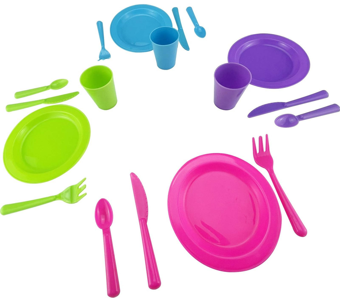 CACASO 27 Pieces Kids Super Durable Kitchen Toys Set,Play Kitchen Dishes for Kids,Pretend Play Children's Dish Toy,Wash and Dry Tableware Dish Rack with Drainer,Play Dishes for Kids Kitchen Playset