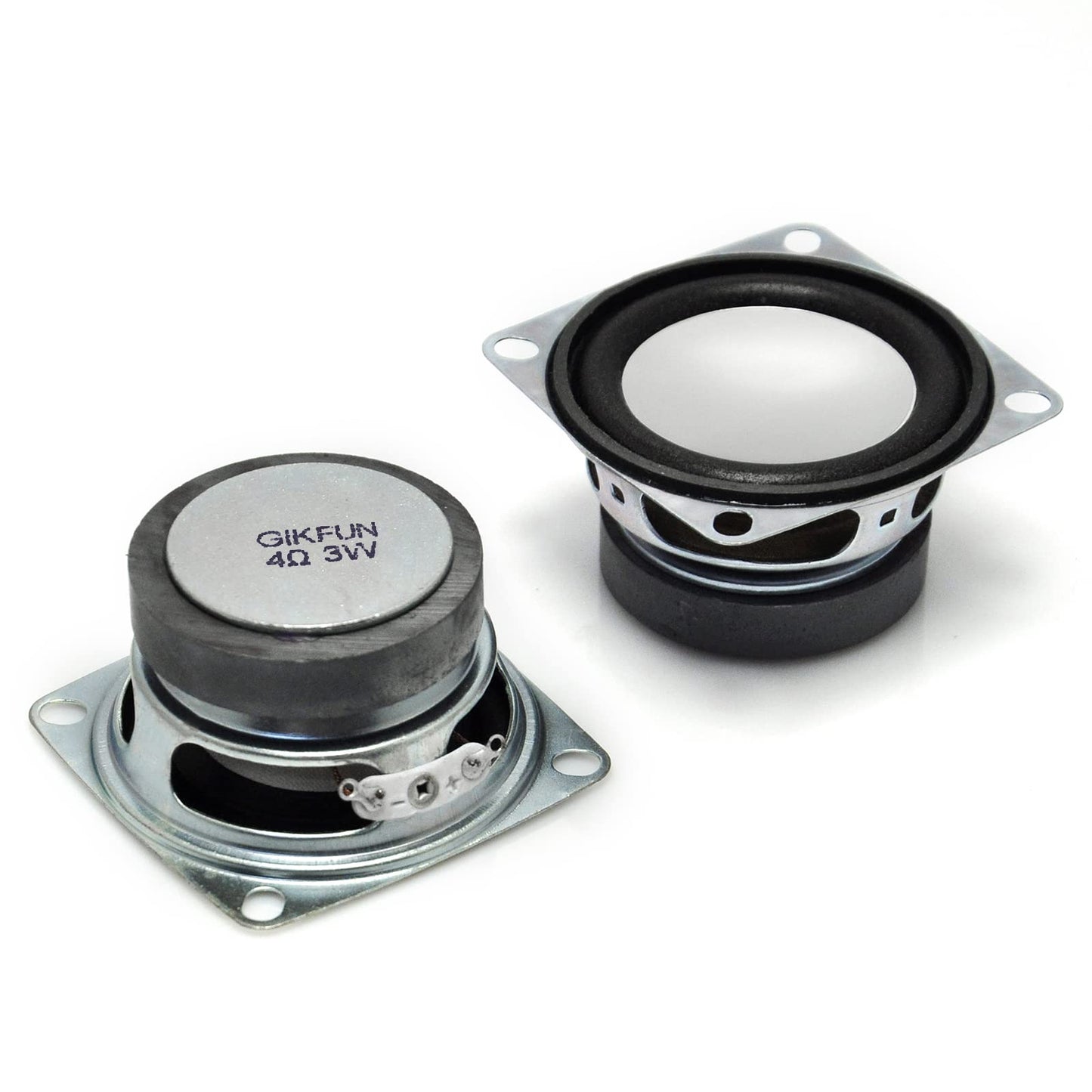 Gikfun 2 4Ohm 3W Full Range Audio Speaker Stereo Woofer Loudspeaker For Arduino (Pack Of 2Pcs) Ek1725