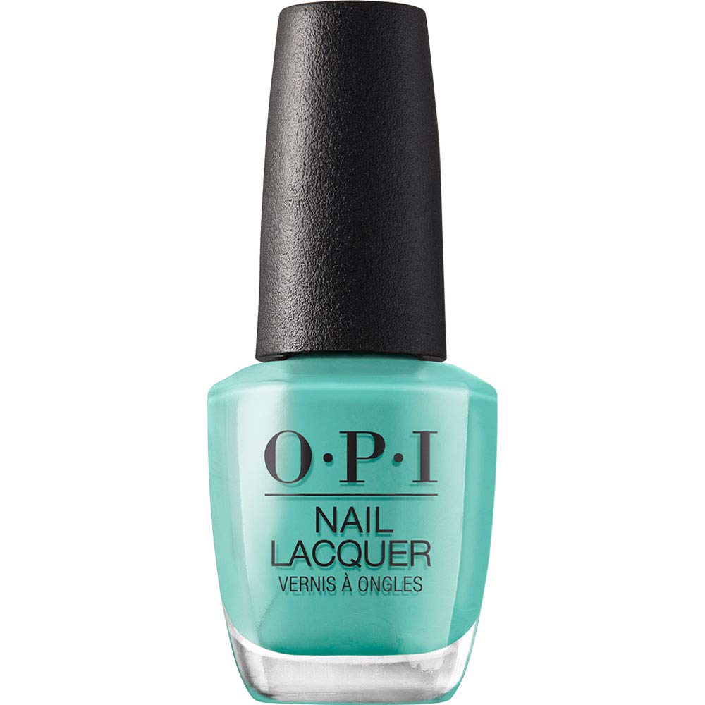 OPI Nail Lacquer My Dogsled is a Hybrid | Opaque Bright Green Crme Chip Resistant Nail Polish | Vegan, Fast Drying, Streak Free