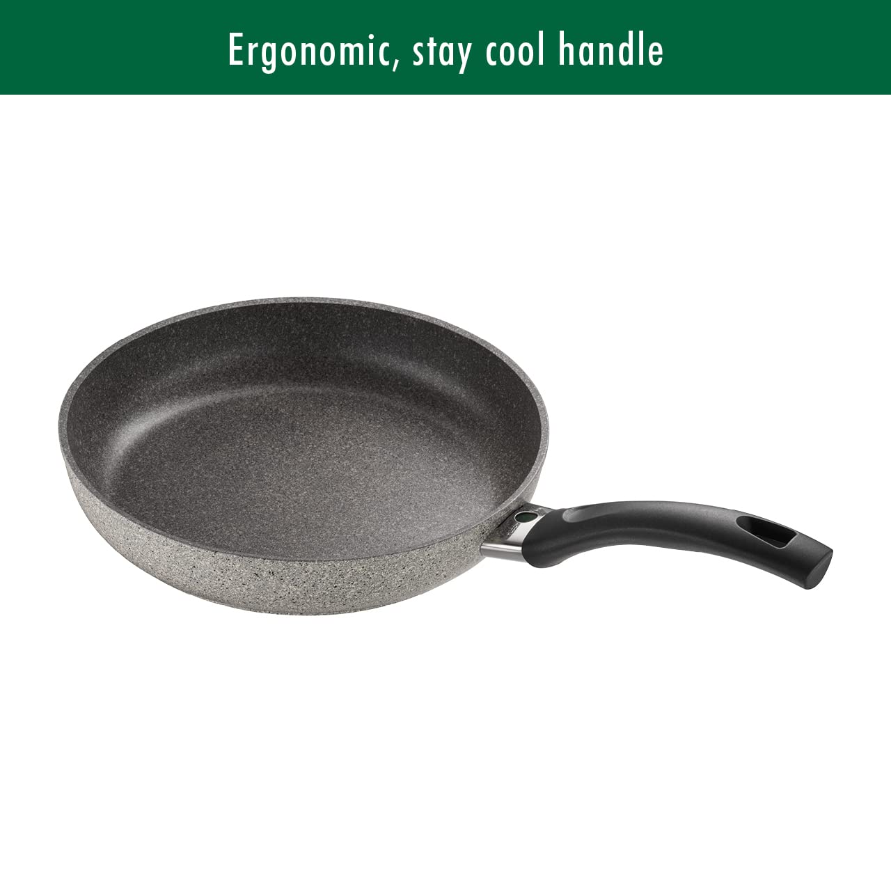 Ballarini 75001-652 Parma Forged Aluminum Nonstick Cookware Set, 10-Piece, Granite