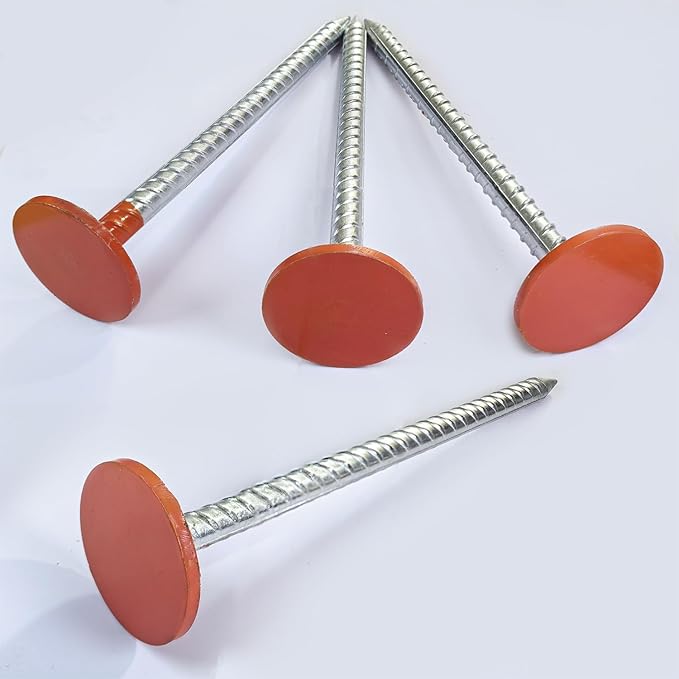WANSRUYI Rebar Survey Marker Stakes, 12 Inch Long - 1.35 LB Heavy Duty, Hi-Vis Orange (8 Pack)