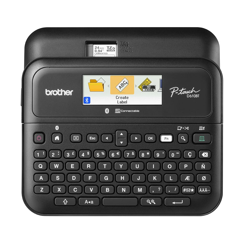 Brother® P-touch PT-D610BT Business Professional Connected Label Maker With Bluetooth®