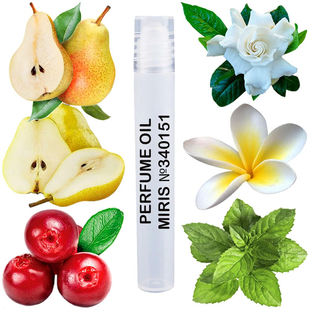 MIRIS No. 340151, Inspired by Flo Gorgeous Gardenia, Long-Lasting Perfume Oil for Women Roll-On, Rollerball 0.34 Fl Oz / 10 ml