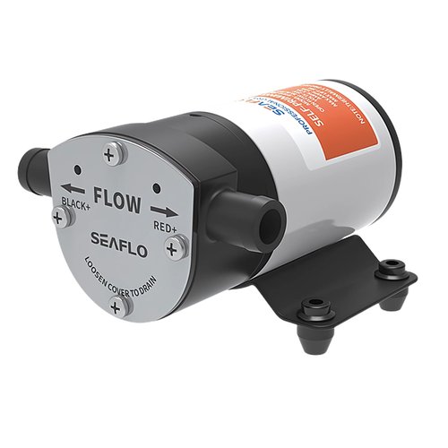 SEAFLO 12V 8.0 GPM Reversible Self-Priming Impeller Bilge/Ballast Pump - Efficient, Durable, and Versatile Boat Pump- 4 Year warranty