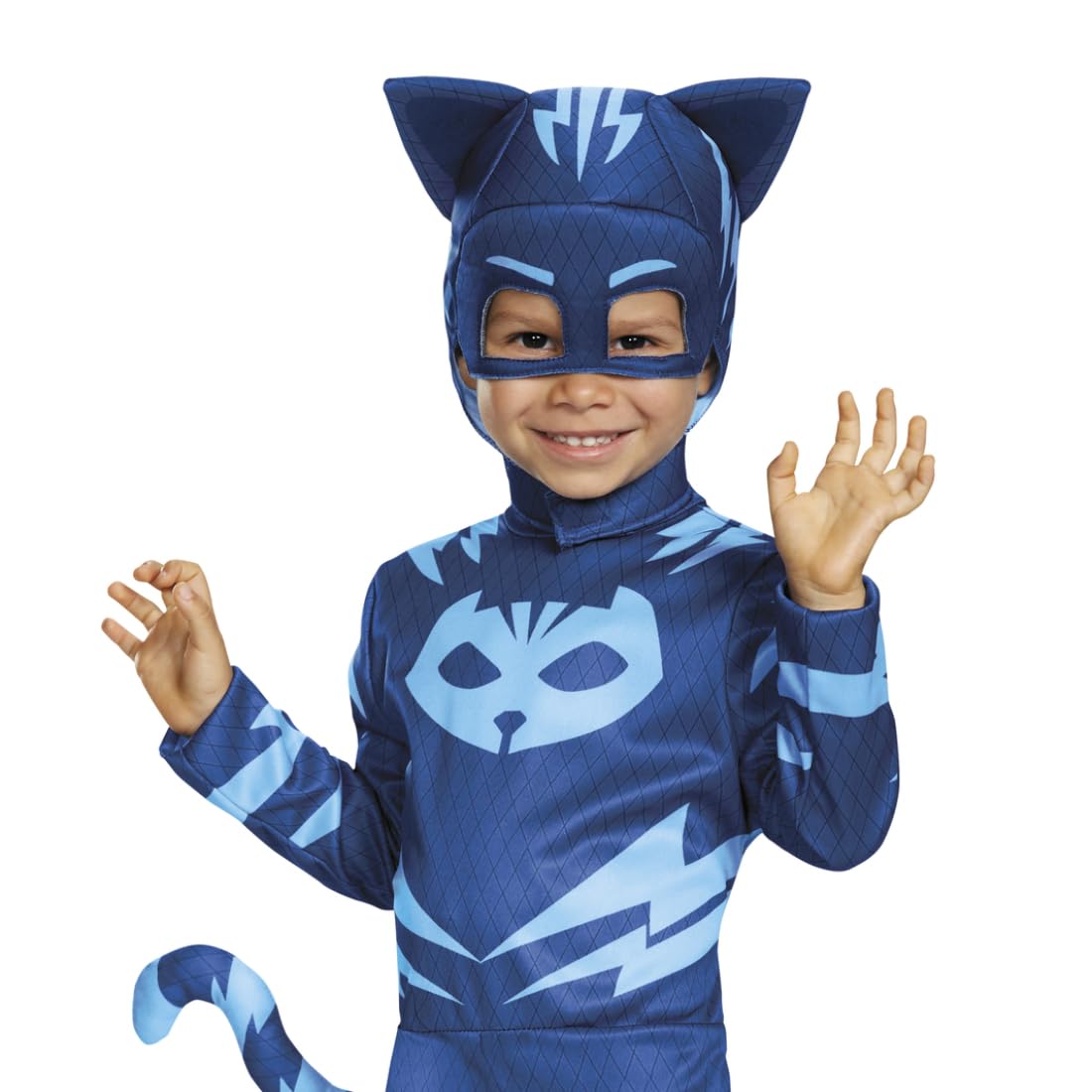 Disguise Catboy Classic Toddler PJ Masks Costume, Medium/3T-4T, Blue
