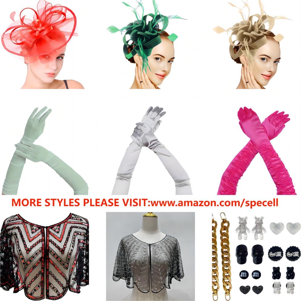 Elegant Green Satin Elbow-Length Wedding Gloves - Perfect for Brides