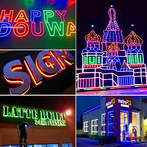 LED Window Lights Waterproof Storefront Lights Business Decorative Light for Advertising LED Module Signs Business Store L...