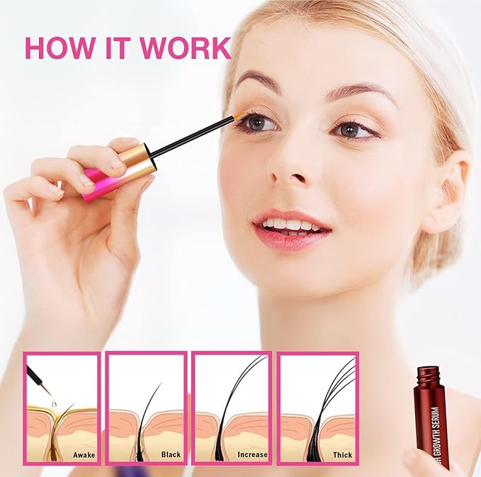 VieBeauti Eyelash Serum for Daily Lash Care, Gentle PGA-Free Lash Conditioning Serum to Support Healthier Looking Lashes, Vegan & Cruelty-Free