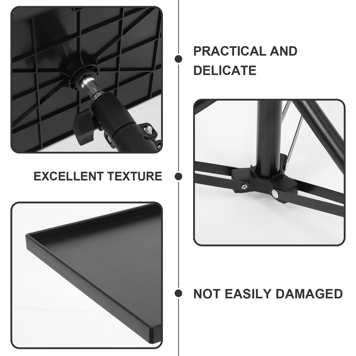MAGICLULU Projector Stand Tripod 44.88 Inch Height Adjustable Tripod Stand Portable Projector Table with Tray for Office Home Movie Equiqment (Tray Size 7.09 x 9.84Inch)