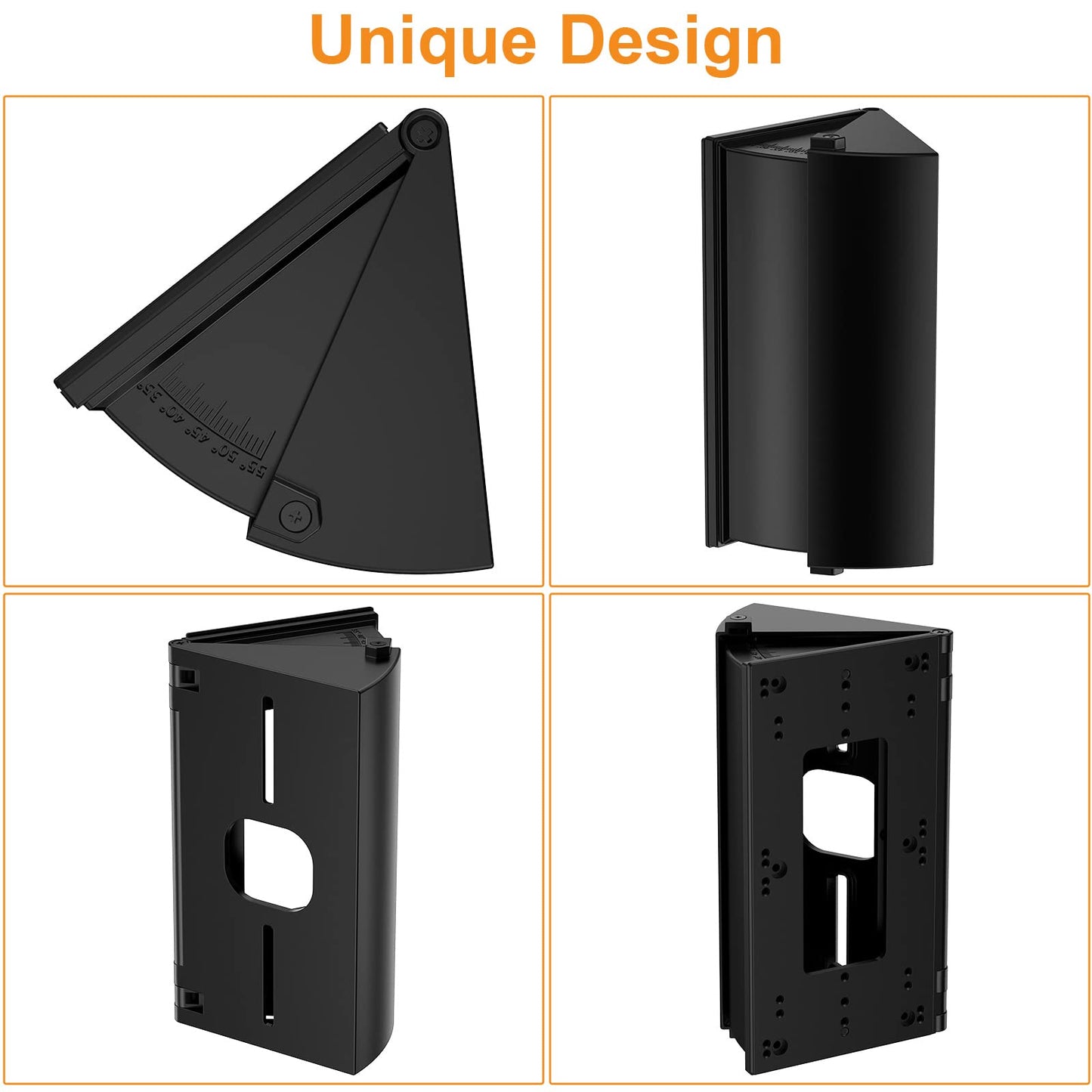 Nanw Adjustable 30 To 55 Degree Doorbell Angle Mount Compatible With Video Doorbell 1/2/3/4/Wired/Pro/(2020 Release)/Battery Doo