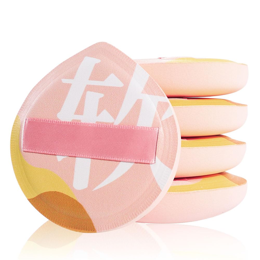 Makeup Sponge for Foundation Concealer and Powder,Latex Free Blender Sponge for Natural and Easy Makeup Soft Long Lasting Beginn