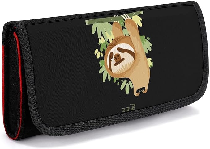 Sleeping Sloth Carrying Case for Switch Console Storage Bag Holder Game Accessories with Card Slot