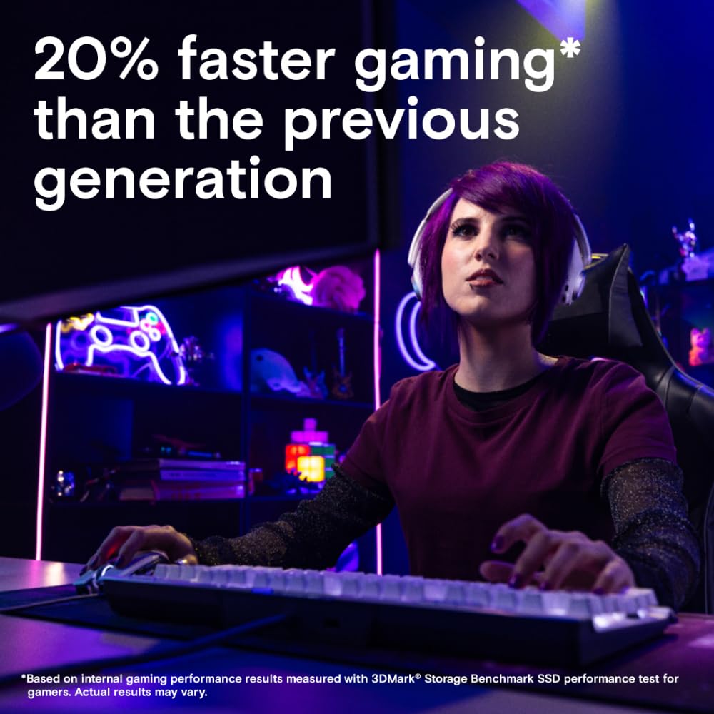 Crucial T700 2Tb Gen5 Nvme M.2 Ssd - Up To 12,400 Mb/S - Directstorage Enabled - Ct2000T700Ssd3 - Gaming, Photography, Video Edi
