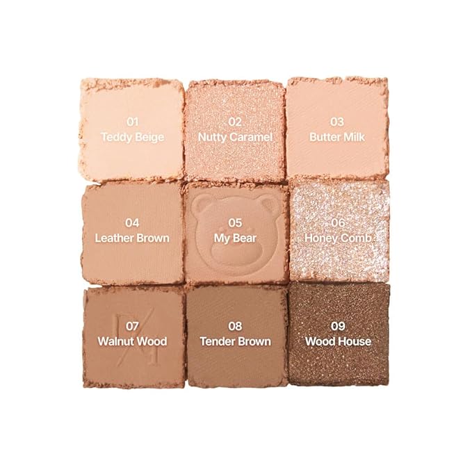 Brown Bear Eyeshadow Palette by Dasique