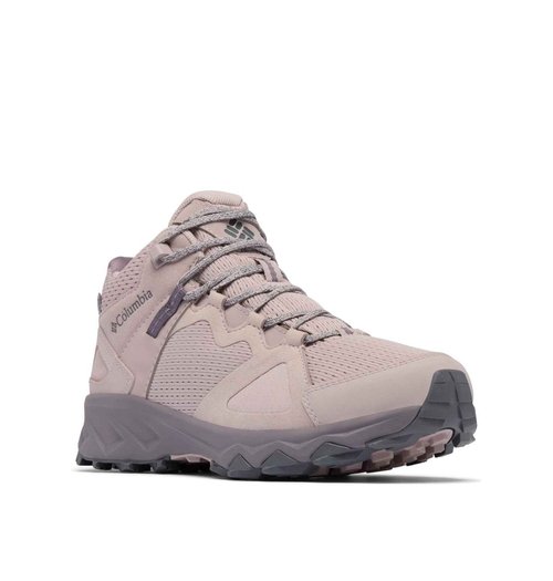 Columbia Womens Peakfreak Hera Mid Outdry Waterproof Hiking Shoe, Vapor/Granite Purple, 7.5