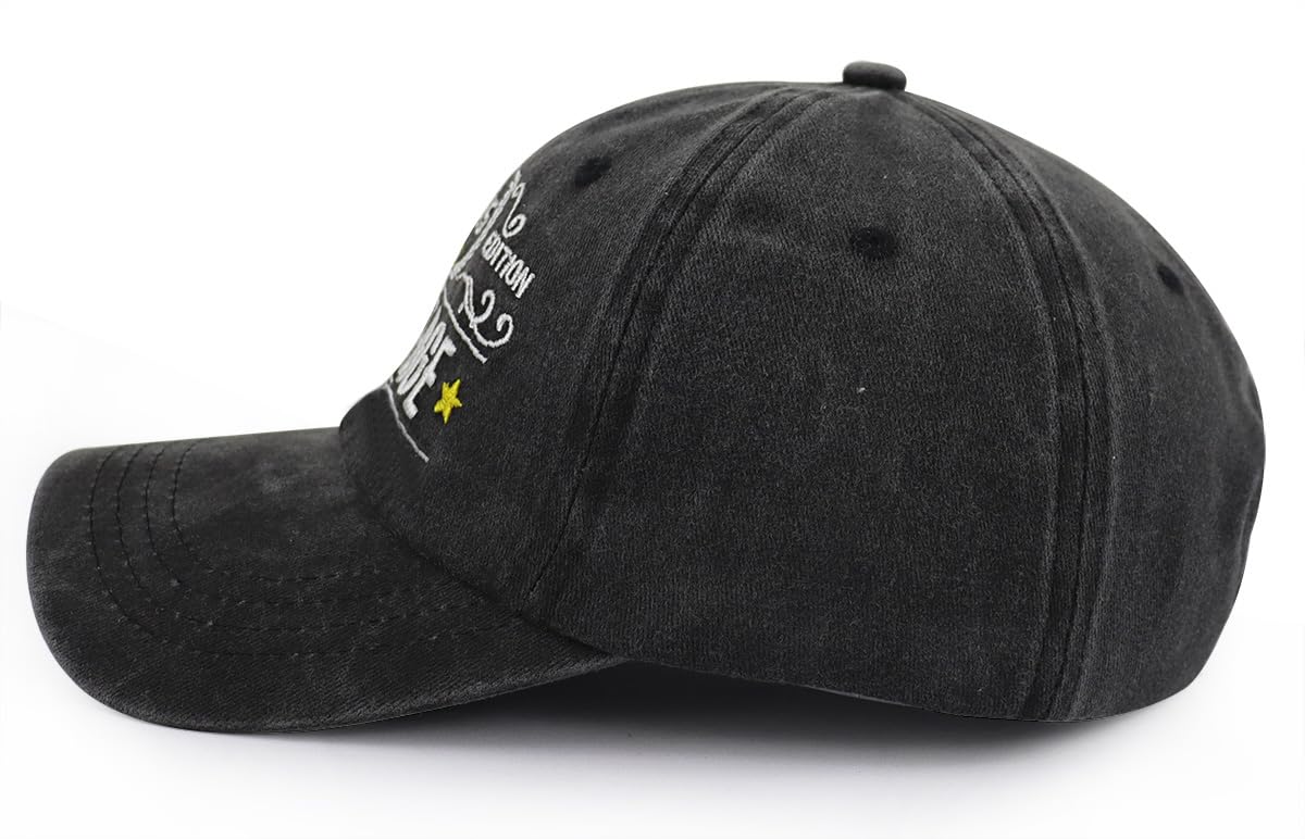 69th Dad Birthday Gift Hats for Men, Turning 69 Years Old Party Supplies Baseball Cap, Adjustable Embroidered Vintage 1956 Hat Limited Edition