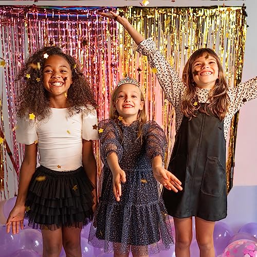 Vovii Tiaras for Girls Princess Crown Headband Birthday Queen Colorful Rhinestone Shiny Multicolor Tiara for Women Princes...