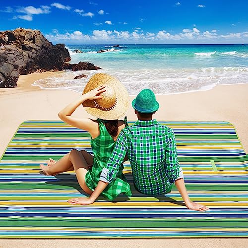 TEASTAR Waterproof Picnic Blanket Extra Large Oversized Beach Blanket Sandproof Outdoor Large Picnic Blankets Foldable San...