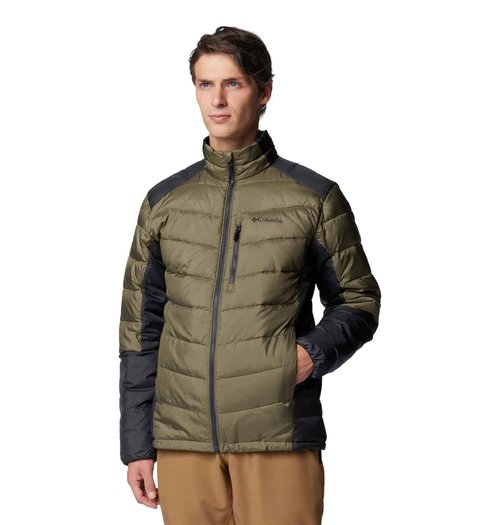 Columbia Men's Labyrinth Loop II Jacket, Stone Green/Shark, 2X Tall