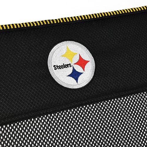 Kijaro Sports Fan Folding Chair, 26" L x 35.5" W x 37" H, Pittsburgh Steelers