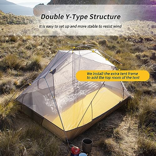 Naturehike Mongar 2 Person 3 Season Camping Tent Ultralight Backpacking Tent for Hiking Cycling
