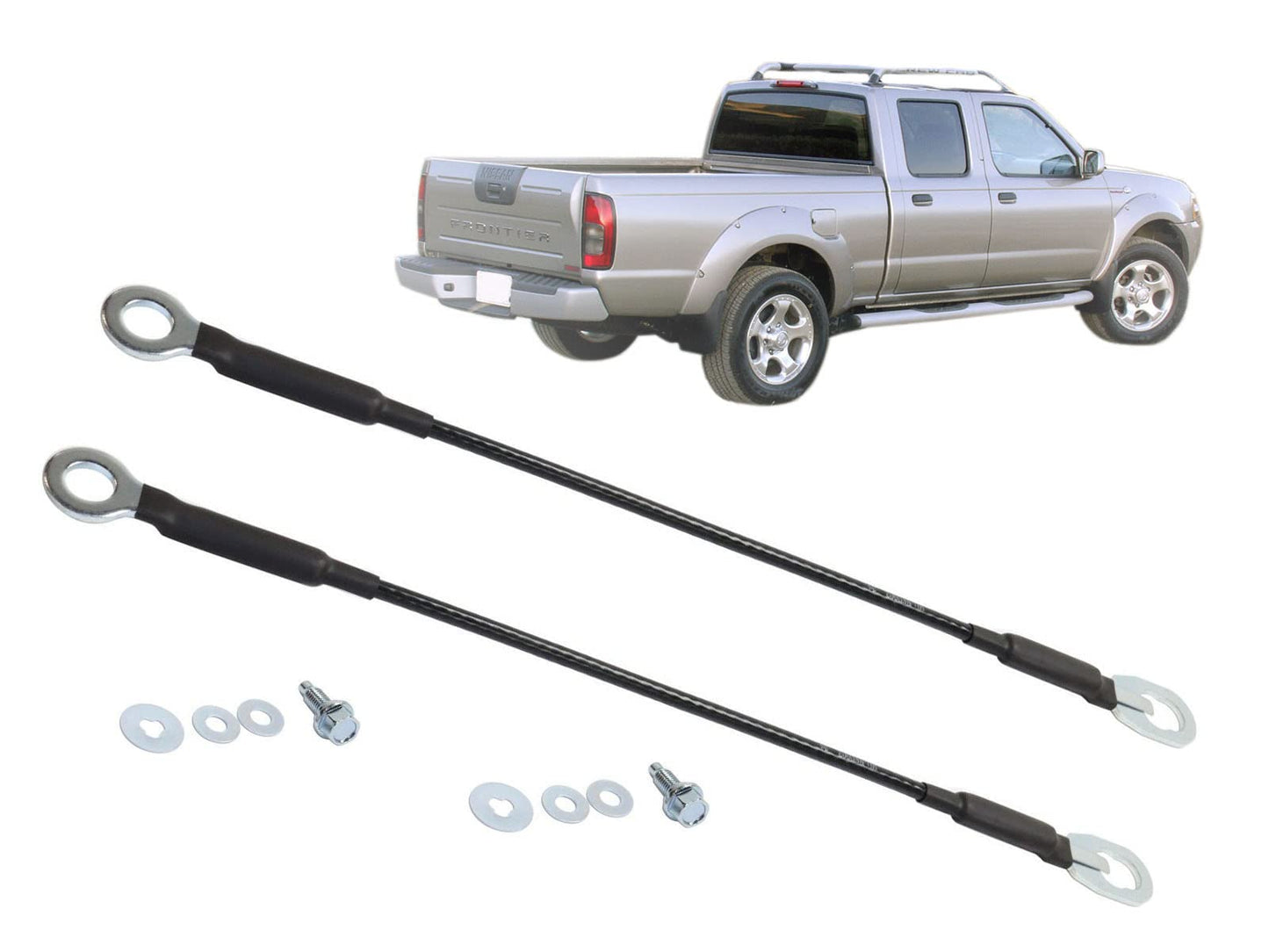 Apa Replacement 16 Tailgate Cable For 1998-2004 Frontier With Hardware Pair Right And Left 904608B400