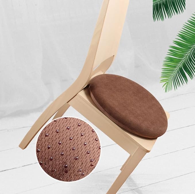 Sigmat Memory Foam Seat Cushion Anti-Slip Soft Round Stool Cushion Chair Pad 13 Inch Floral