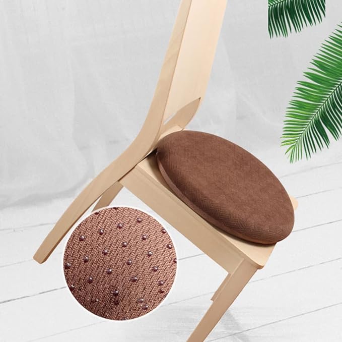Sigmat Memory Foam Seat Cushion Anti-Slip Soft Round Stool Cushion Chair Pad 13 Inch Navy