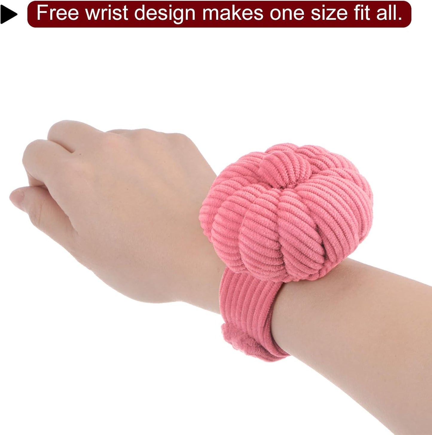HARFINGTON Wrist Pin Cushions Band Sewing Needle Cushion Needle Holder Pincushions with Adjustable Strap Fit All Wrist Sizes for Sewing Quilting Needlework DIY Crafts, Coffee