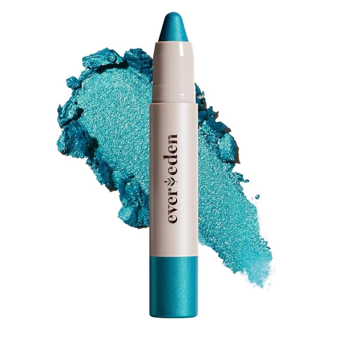 Evereden Kids Fantasy Face Crayon: Mermaid'sTail - Non Toxic Makeup & Multi-Purpose Face, Eye, & Lip Crayon - Clean & Vegan Makeup for Kids - Safe for Sensitive Skin