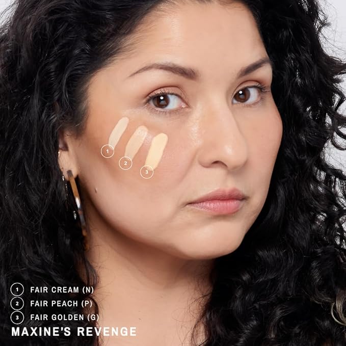 Maxine's Revenge FRENCH FACE CONCEALER | Hydrating & Blurring for Eyes + Face (Fair Golden)