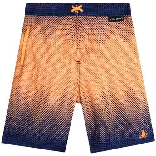 Body Glove Boys Swim Board Shorts - UPF 50+ Quick Dry Boys Swim Trunks Bathing Suit Kids Swimwear with Pockets(Sizes: 8-18)