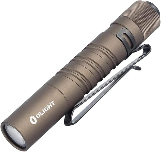 OLIGHT I3T EOS 180 Lumens Dual-Output Slim EDC Flashlight for Camping and Hiking, Tail Switch Flash Light with AAA Battery...